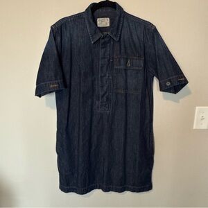 Polo Ralph Lauren Denim Hannah Jean Dress Tunic Short Sleeve Cotton Women's Sm